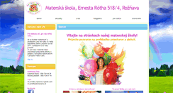 Desktop Screenshot of nasaskolka.eu
